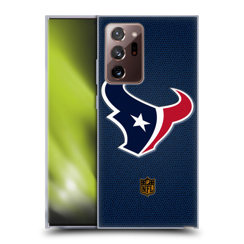 NFL Houston Texans Logo Football Soft Gel Case for Samsung Galaxy Note20 Ultra / 5G