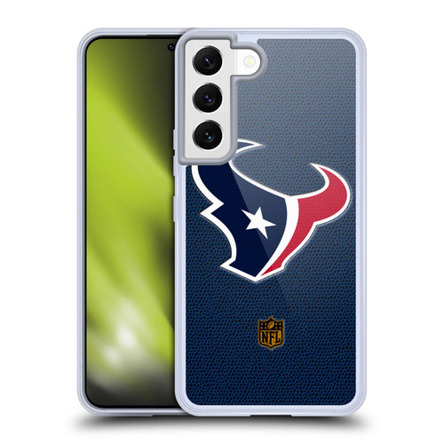 NFL Houston Texans Logo Football Soft Gel Case for Samsung Galaxy S22 5G