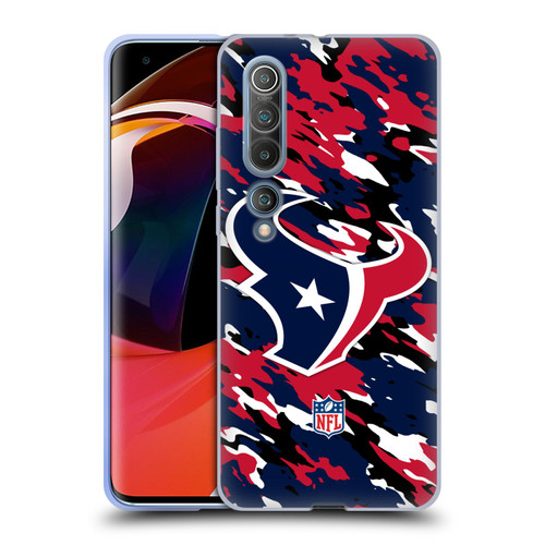 NFL Houston Texans Logo Camou Soft Gel Case for Xiaomi Mi 10 5G / Mi 10 Pro 5G