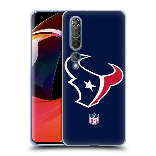 NFL Houston Texans Logo Plain Soft Gel Case for Xiaomi Mi 10 5G / Mi 10 Pro 5G