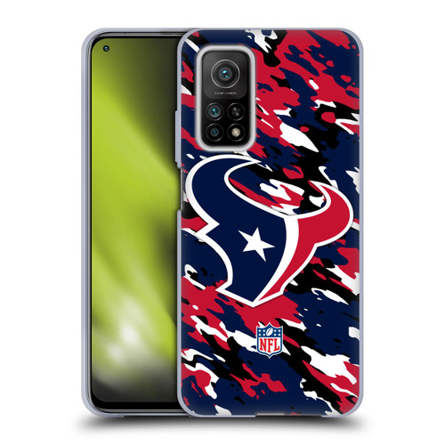 NFL Houston Texans Logo Camou Soft Gel Case for Xiaomi Mi 10T 5G