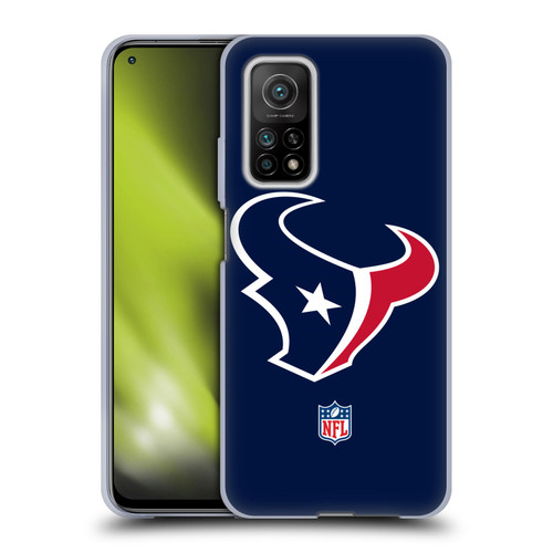 NFL Houston Texans Logo Plain Soft Gel Case for Xiaomi Mi 10T 5G