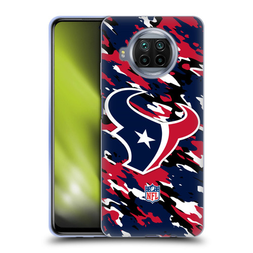 NFL Houston Texans Logo Camou Soft Gel Case for Xiaomi Mi 10T Lite 5G