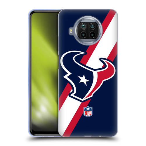 NFL Houston Texans Logo Stripes Soft Gel Case for Xiaomi Mi 10T Lite 5G