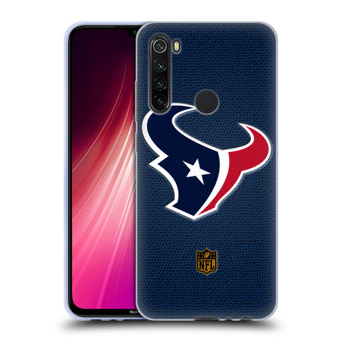 NFL Houston Texans Logo Football Soft Gel Case for Xiaomi Redmi Note 8T