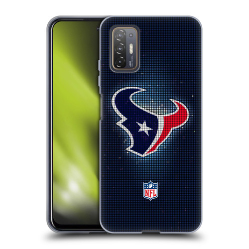 NFL Houston Texans Artwork LED Soft Gel Case for HTC Desire 21 Pro 5G