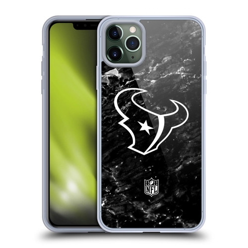 NFL Houston Texans Artwork Marble Soft Gel Case for Apple iPhone 11 Pro Max