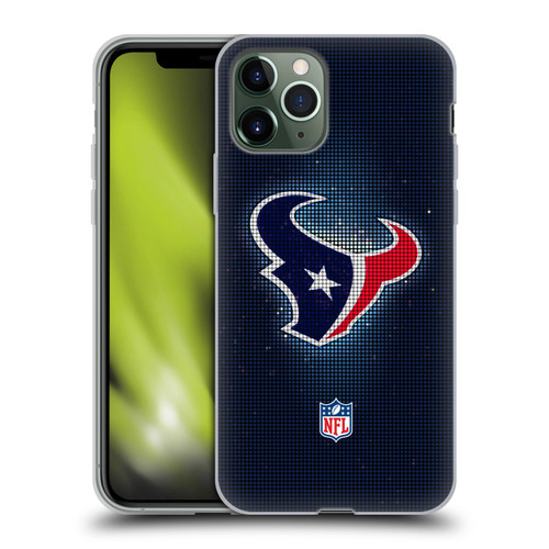 NFL Houston Texans Artwork LED Soft Gel Case for Apple iPhone 11 Pro