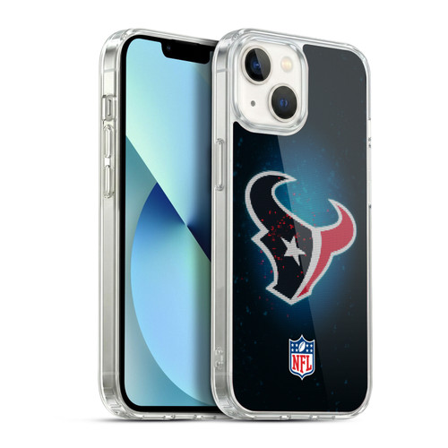 NFL Houston Texans Artwork LED Soft Gel Case for Apple iPhone 13