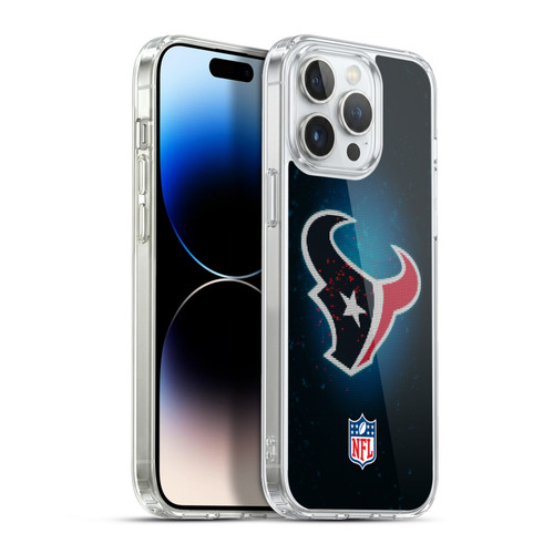 NFL Houston Texans Artwork LED Soft Gel Case for Apple iPhone 13 Pro Max & MagSafe