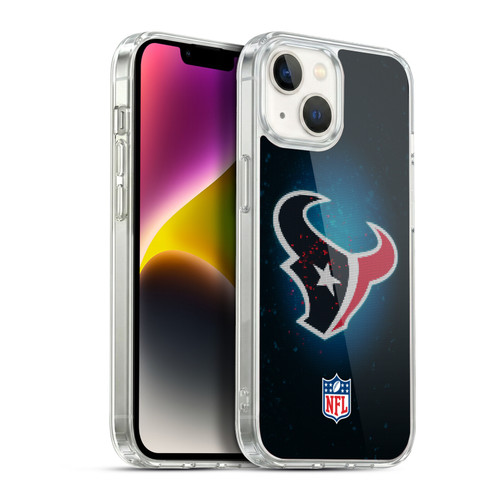 NFL Houston Texans Artwork LED Soft Gel Case for Apple iPhone 14