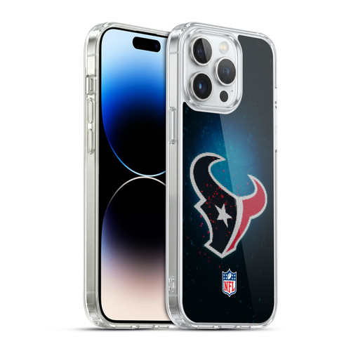 NFL Houston Texans Artwork LED Soft Gel Case for Apple iPhone 14 Pro Max & MagSafe
