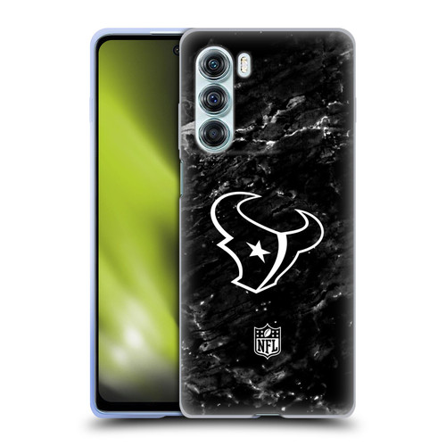 NFL Houston Texans Artwork Marble Soft Gel Case for Motorola Edge S30 / Moto G200 5G