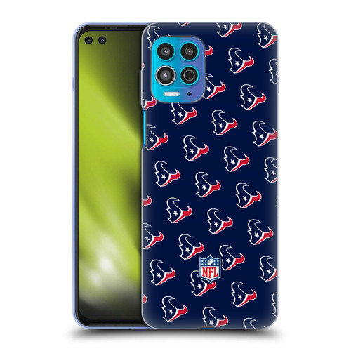 NFL Houston Texans Artwork Patterns Soft Gel Case for Motorola Moto G100