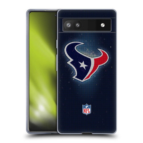 NFL Houston Texans Artwork LED Soft Gel Case for Google Pixel 6a