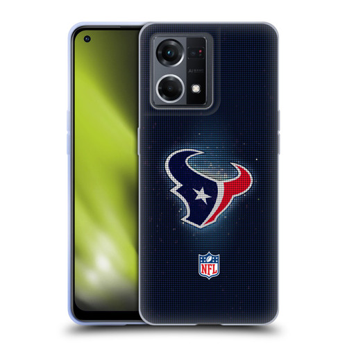 NFL Houston Texans Artwork LED Soft Gel Case for OPPO Reno8 4G
