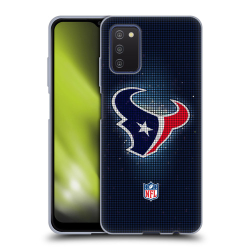 NFL Houston Texans Artwork LED Soft Gel Case for Samsung Galaxy A03s (2021)