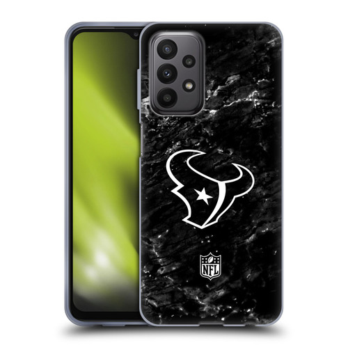 NFL Houston Texans Artwork Marble Soft Gel Case for Samsung Galaxy A23 / 5G (2022)