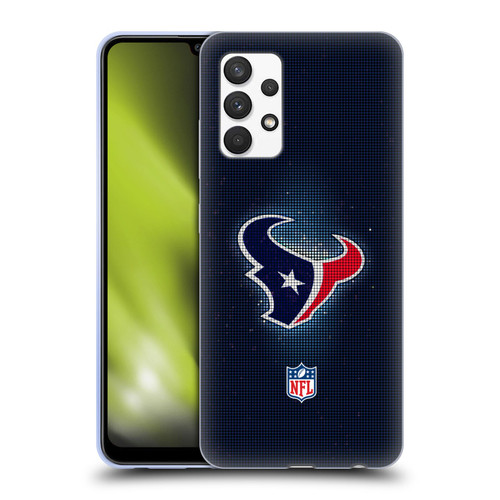 NFL Houston Texans Artwork LED Soft Gel Case for Samsung Galaxy A32 (2021)
