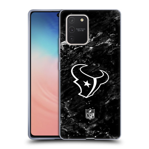 NFL Houston Texans Artwork Marble Soft Gel Case for Samsung Galaxy S10 Lite