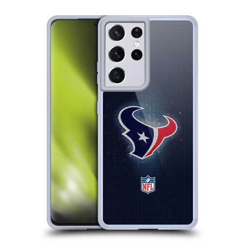 NFL Houston Texans Artwork LED Soft Gel Case for Samsung Galaxy S21 Ultra 5G