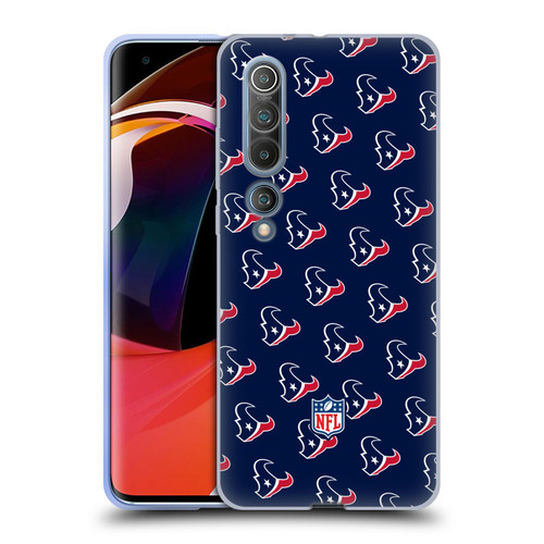 NFL Houston Texans Artwork Patterns Soft Gel Case for Xiaomi Mi 10 5G / Mi 10 Pro 5G