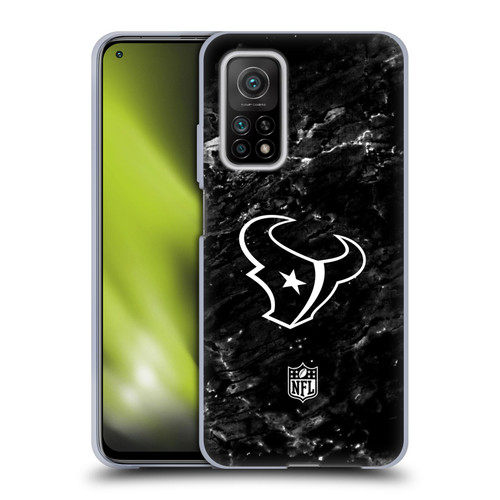 NFL Houston Texans Artwork Marble Soft Gel Case for Xiaomi Mi 10T 5G