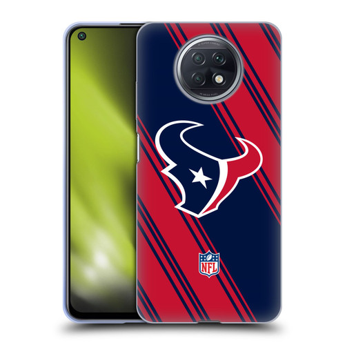 NFL Houston Texans Artwork Stripes Soft Gel Case for Xiaomi Redmi Note 9T 5G