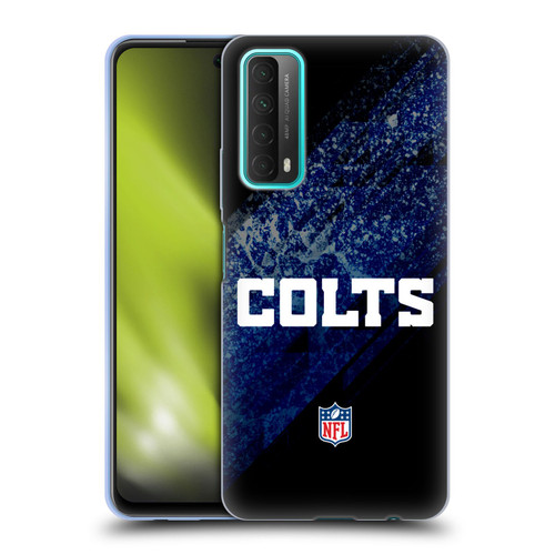 NFL Indianapolis Colts Logo Blur Soft Gel Case for Huawei P Smart (2021)