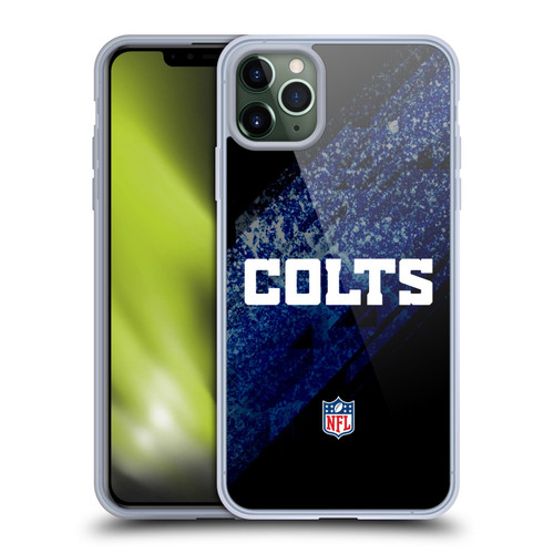NFL Indianapolis Colts Logo Blur Soft Gel Case for Apple iPhone 11 Pro Max