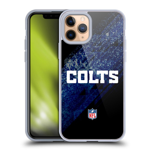 NFL Indianapolis Colts Logo Blur Soft Gel Case for Apple iPhone 11 Pro