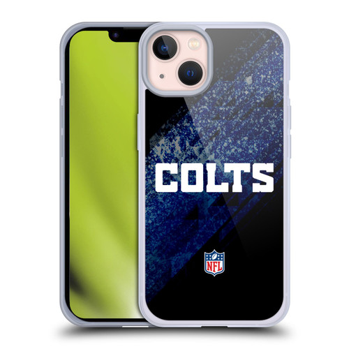 NFL Indianapolis Colts Logo Blur Soft Gel Case for Apple iPhone 13