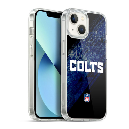 NFL Indianapolis Colts Logo Blur Soft Gel Case for Apple iPhone 13