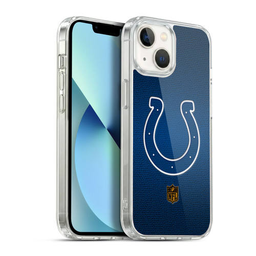NFL Indianapolis Colts Logo Football Soft Gel Case for Apple iPhone 13