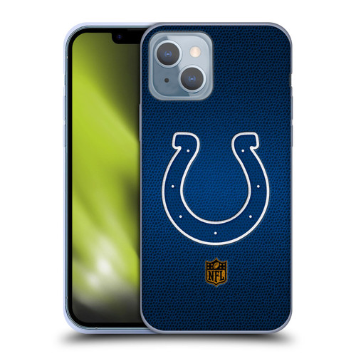 NFL Indianapolis Colts Logo Football Soft Gel Case for Apple iPhone 14