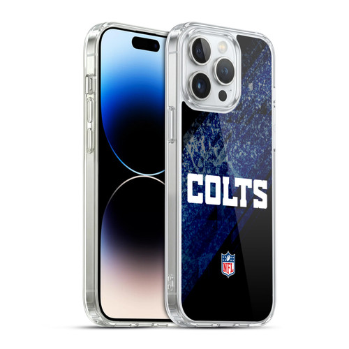 NFL Indianapolis Colts Logo Blur Soft Gel Case for Apple iPhone 14 Pro Max & MagSafe
