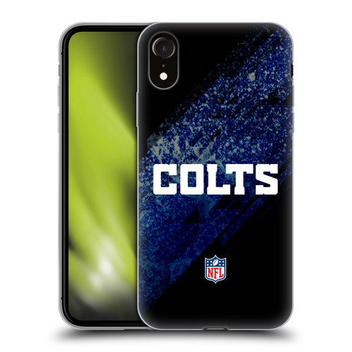 NFL Indianapolis Colts Logo Blur Soft Gel Case for Apple iPhone XR