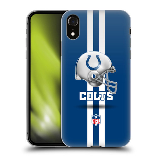 NFL Indianapolis Colts Logo Helmet Soft Gel Case for Apple iPhone XR