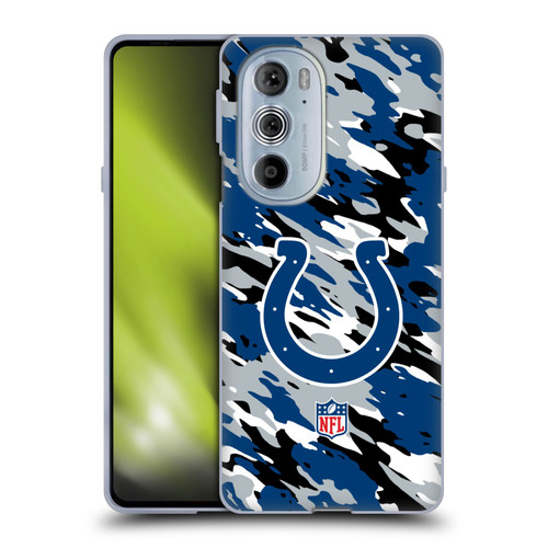 NFL Indianapolis Colts Logo Camou Soft Gel Case for Motorola Edge X30