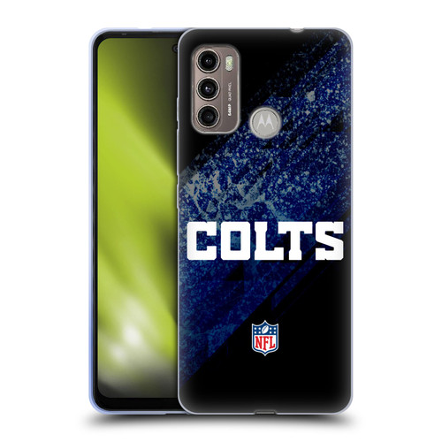 NFL Indianapolis Colts Logo Blur Soft Gel Case for Motorola Moto G60 / Moto G40 Fusion