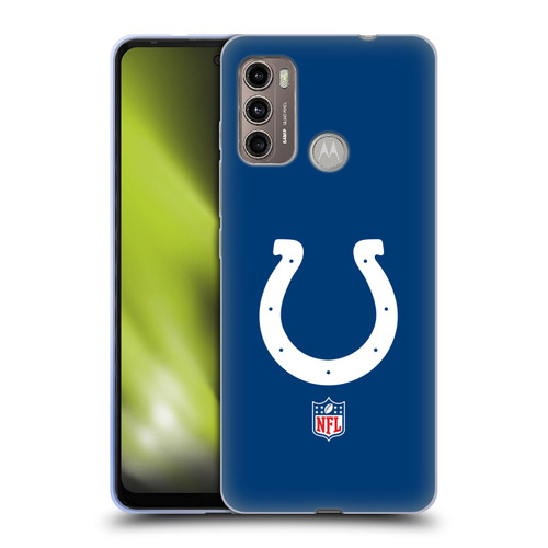 NFL Indianapolis Colts Logo Plain Soft Gel Case for Motorola Moto G60 / Moto G40 Fusion