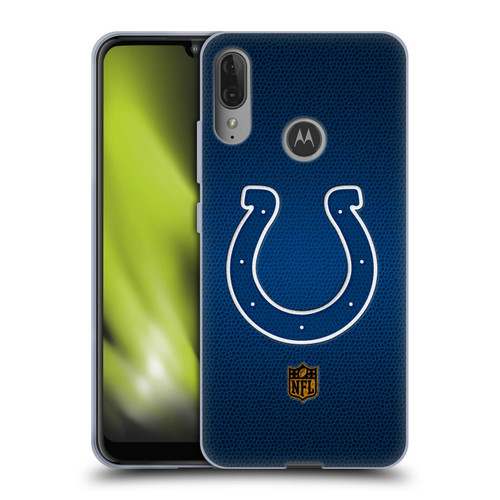 NFL Indianapolis Colts Logo Football Soft Gel Case for Motorola Moto E6 Plus