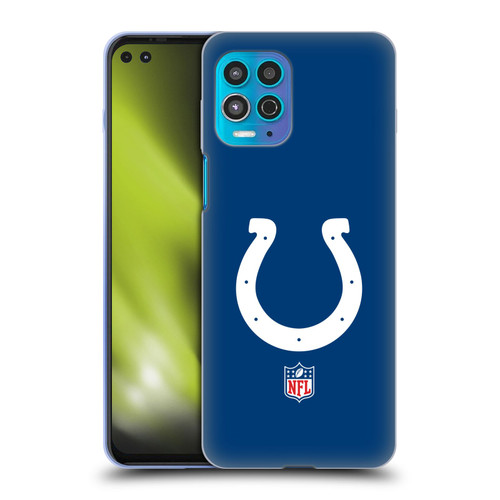 NFL Indianapolis Colts Logo Plain Soft Gel Case for Motorola Moto G100