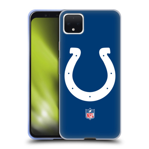 NFL Indianapolis Colts Logo Plain Soft Gel Case for Google Pixel 4 XL