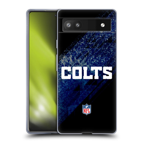 NFL Indianapolis Colts Logo Blur Soft Gel Case for Google Pixel 6a