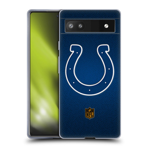 NFL Indianapolis Colts Logo Football Soft Gel Case for Google Pixel 6a