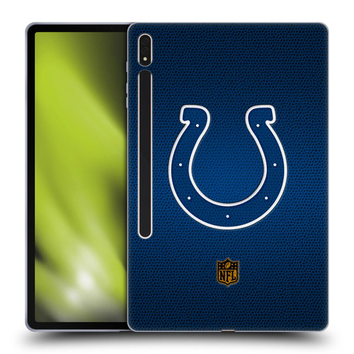 NFL Indianapolis Colts Logo Football Soft Gel Case for Samsung Galaxy Tab S8 Plus