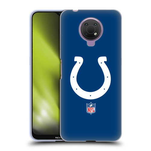 NFL Indianapolis Colts Logo Plain Soft Gel Case for Nokia G10