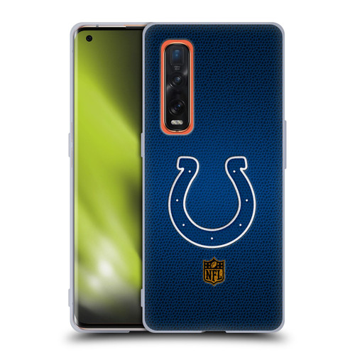 NFL Indianapolis Colts Logo Football Soft Gel Case for OPPO Find X2 Pro 5G