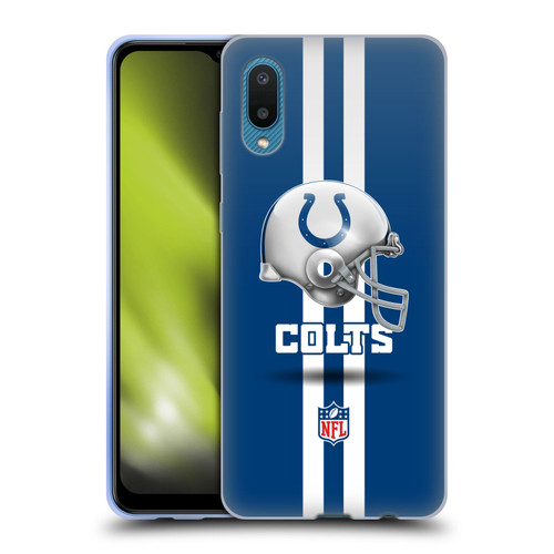 NFL Indianapolis Colts Logo Helmet Soft Gel Case for Samsung Galaxy A02/M02 (2021)